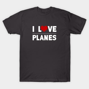 Love Planes Plane Spotters T-Shirt